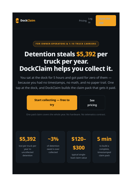DockClaim